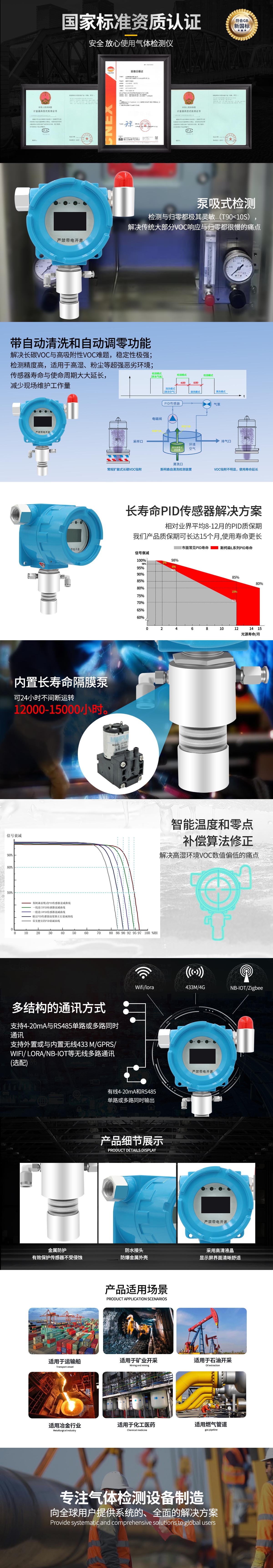 固定泵吸式VOC檢測(cè)儀 固定泵吸式VOC檢測(cè)儀
